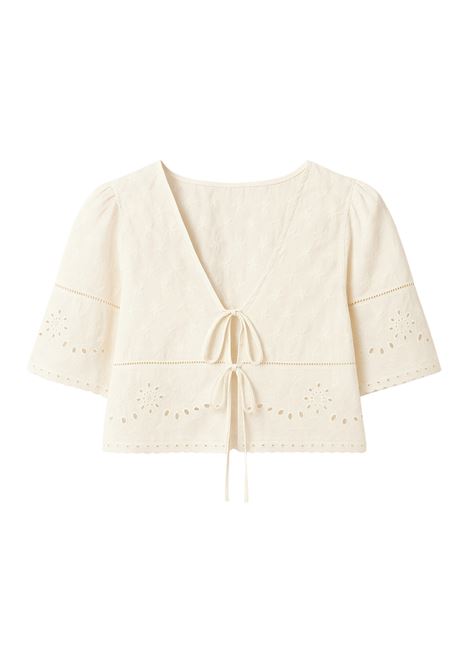 Top Santa Ecru Des Petits Hauts | Top & T-shirt | 1E250497ECRU